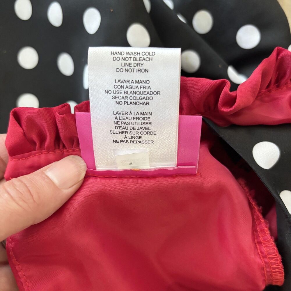 Bench Park Kids Girl Toddler Dress Size 2T Red Black Wedding Event Church Minnie - Picture 5 of 9